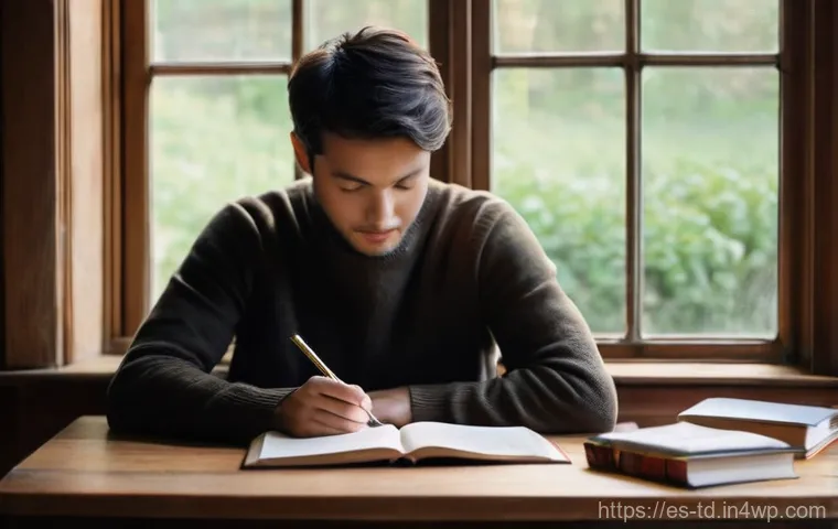 자서전적 치료법의 실천 사례 비교 - **Prompt 1: Therapeutic Journaling and Self-Reflection**
    "A person, appearing to be in their lat...